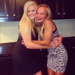 Black and White Bodycon Dress